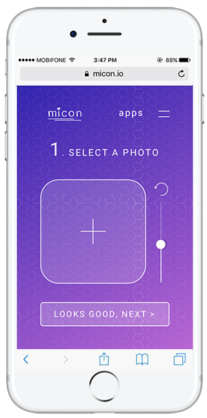 Modifier l'icône sur iPhone par le site