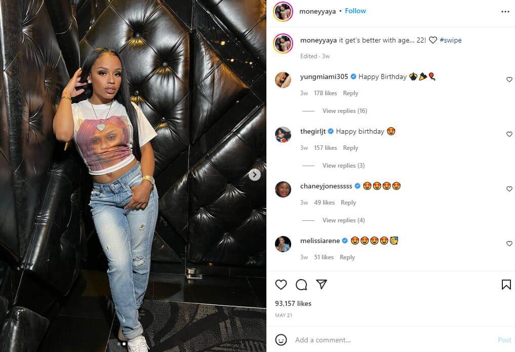 Iyanna Mayweather affiche ses images sur Instagram